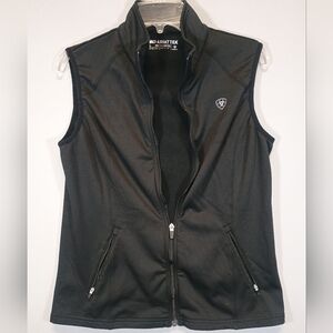 AriatTek Women’s Softshell Zip Vest Black Size Large